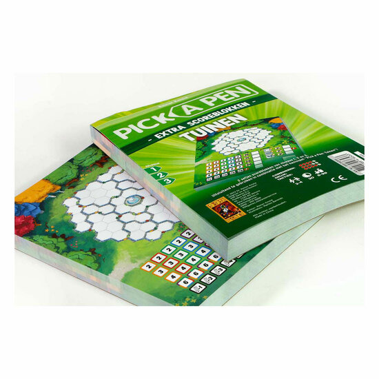 999 Games Pick a Pen Tuinen Scoreblokken, 2st.