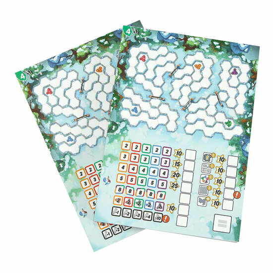 999 Games Pick a Pen Tuinen: Seizoenen Level 4,5,6 Scoreblokken, 2st.