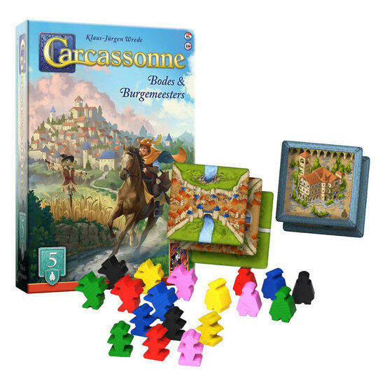 999 Games Carcassonne Bodes &amp; Burgemeesters Uitbreiding