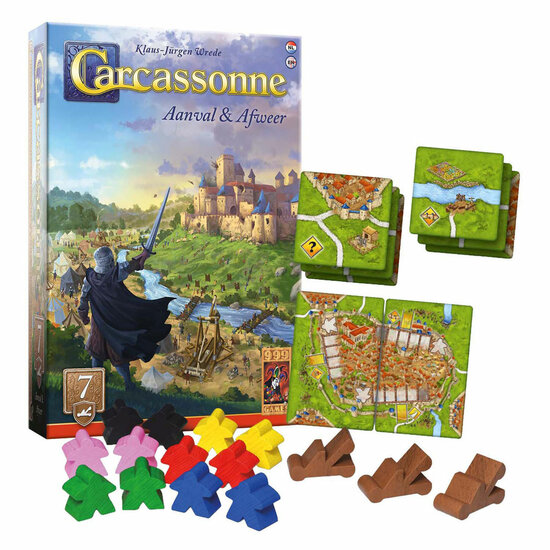 999 Games Carcassonne Aanval &amp; Afweer Uitbreiding