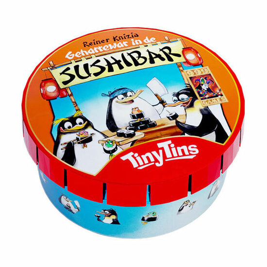 999 Games Tiny Tins Geharrewar in de Sushibar - Dobbelspel