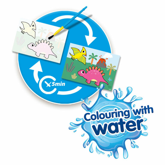 SES My First Kleuren met Water - Dino's