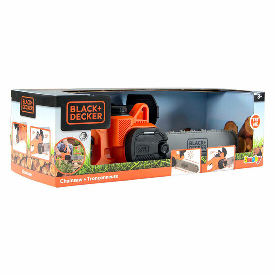 Smoby Black &amp; Decker Kettingzaag met Licht en Geluid