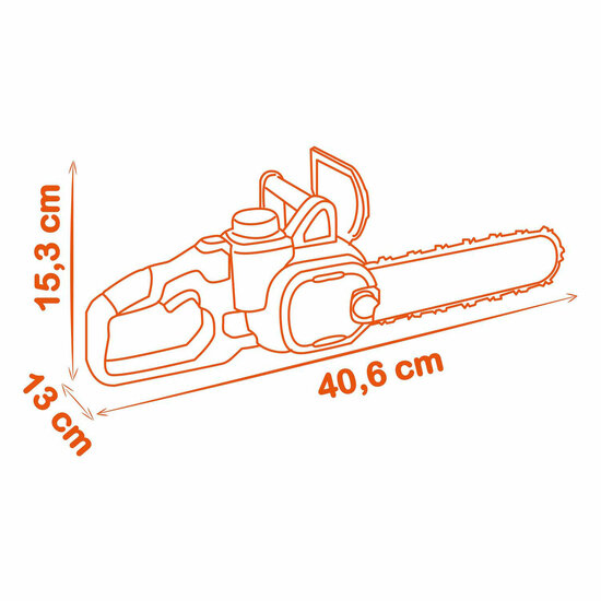Smoby Black &amp; Decker Kettingzaag met Licht en Geluid