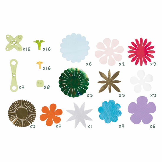 Smoby Crea Bloemen Maken Decoratie Navulling, 98dlg.