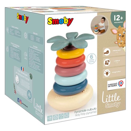 Little Smoby Roly Poly Stapelpiramide - 6dlg.