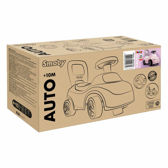 Smoby Loopauto Ride On - Roze