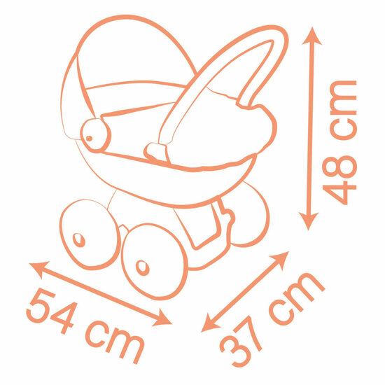 Smoby Baby Nurse poppenwagen