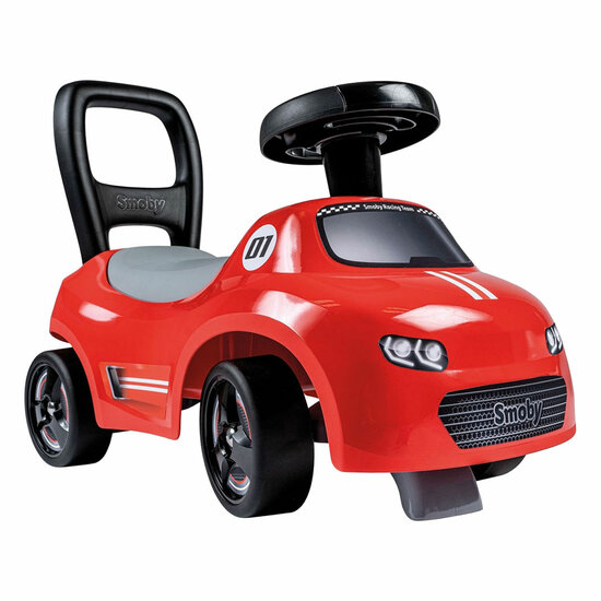 Smoby 2-in-1 Loopauto Ride On - Rood