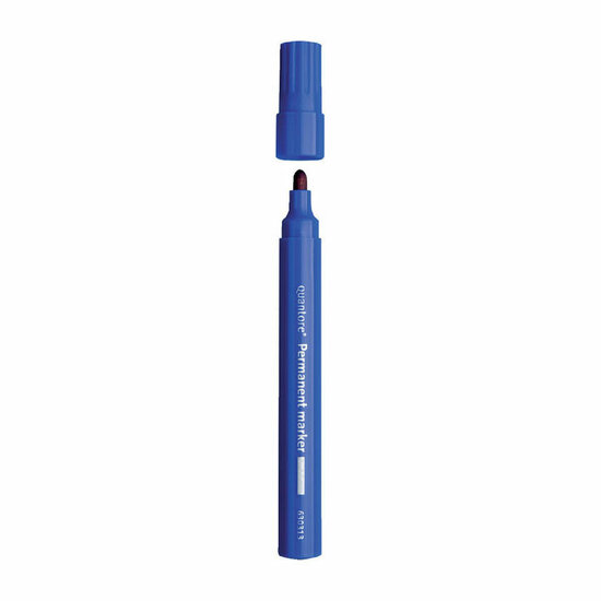 Permanent marker Quantore rond 1-1.5mm blauw