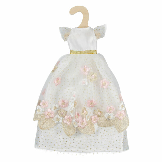 Prinsessenjurk voor Modepoppen Cherry Blossom - 29cm