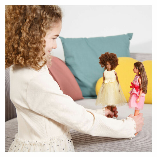 Jurk met Tule Rok voor Modepoppen - 29cm