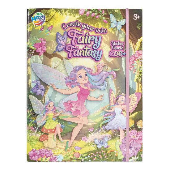 Fairy Fantasy Stickerwereld Boek - +200 Stickers