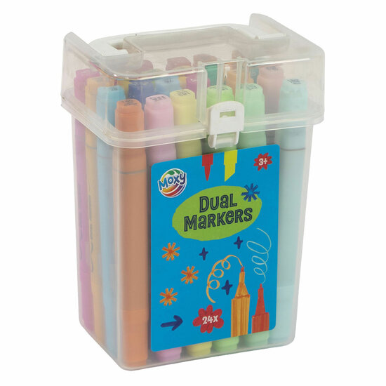 Dual Markers - 24 stuks