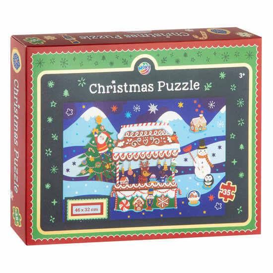 Puzzel Kerstmis 46x32cm - 35st.