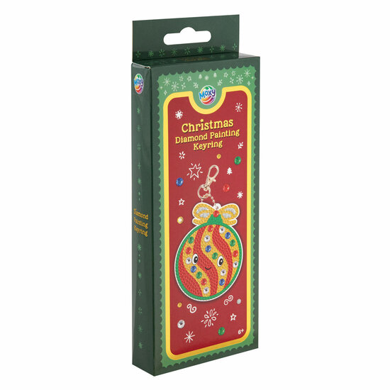 Diamond Painting Sleutelhanger Kerstmis