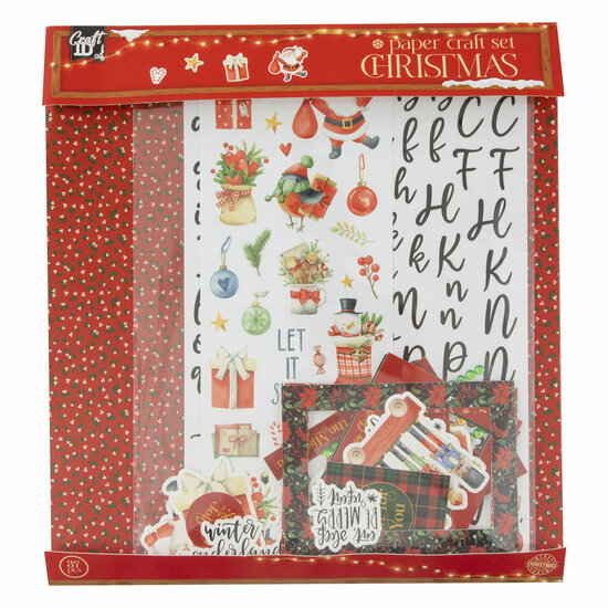 Knutselen met Papier Set Kerstmis - 37dlg.