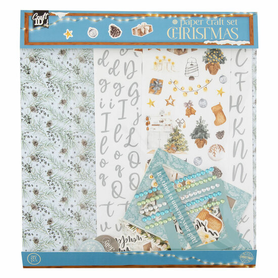 Knutselen met Papier Set Kerstmis - 37dlg.