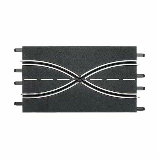 Carrera S-vormig Rijstrookwissel Baanonderdeel 1:24