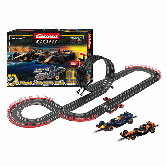 Carrera GO!!! Racebaan Super Formula - M. Verstappen, No.1 vs. L. Norris, No.4