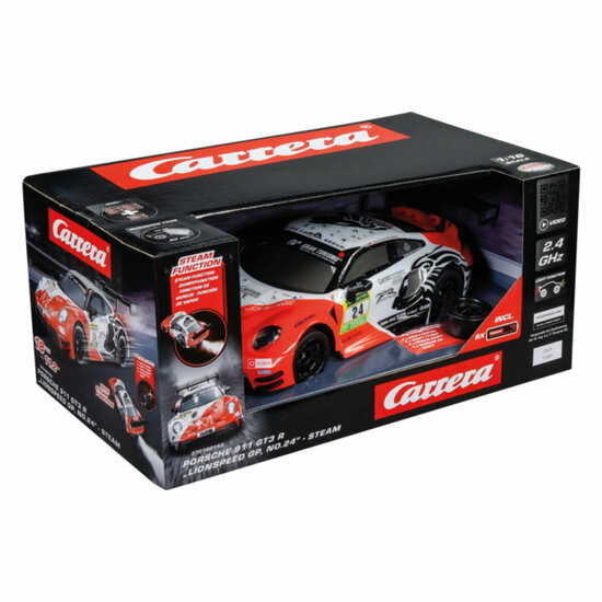 Carrera RC 2,4GHz Porsche 911 GT3 R Lionspeed GP, No.24 - 1:16