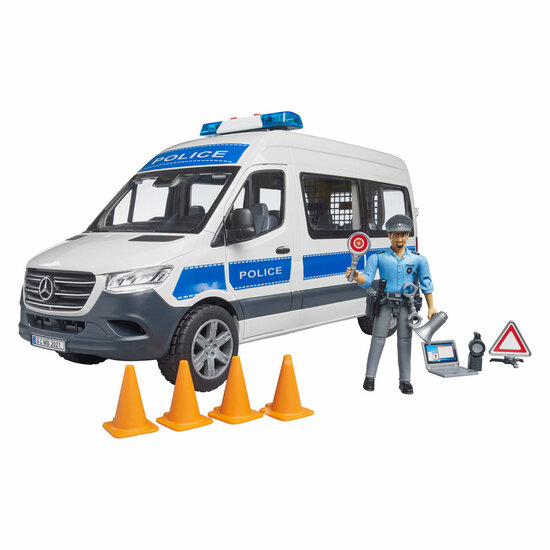 Bruder Mercedes Benz Sprinter Politie met Licht en Geluid - 1:16