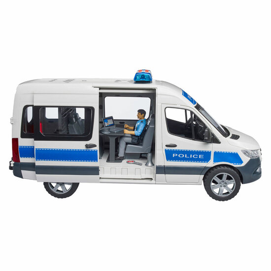 Bruder Mercedes Benz Sprinter Politie met Licht en Geluid - 1:16