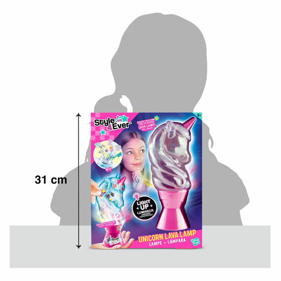 Style 4 Ever Eenhoorn Lava Lamp