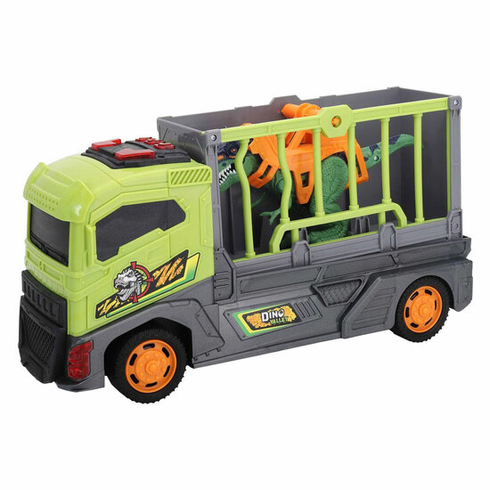 Dino Valley Transporttruck met Kooi - 37cm
