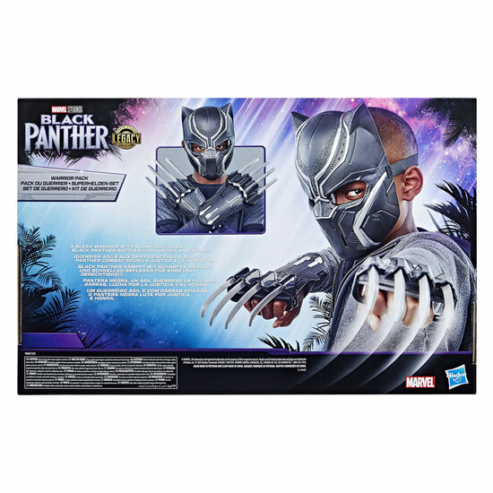 Black Panther Strijder Pakket - Masker en Handschoenen