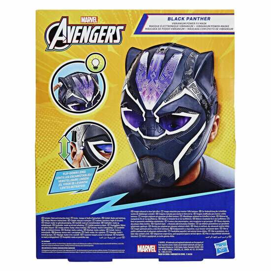 Avengers Black Panther Vibranium Fx Masker