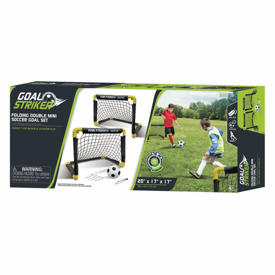 Opvouwbare Mini Voetbaldoelen Set 2 x 50 x 44 x 44 cm