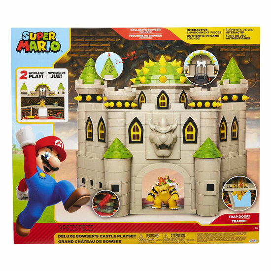 Super Mario Het kasteel van Bowser - Speelset met Geluid