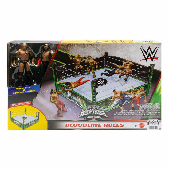 WWE Vechtring met 2 Speelfiguren