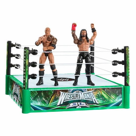 WWE Vechtring met 2 Speelfiguren