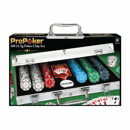 Aluminium Koffer - 300 Pokerchips