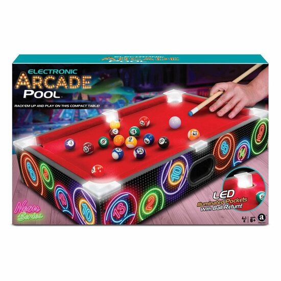 Arcade Pool Tafelbiljart Neon Series - 52x32x10cm