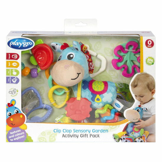 Sensorische Clip Clop Eenhoorn ontdek en speel Geschenkset