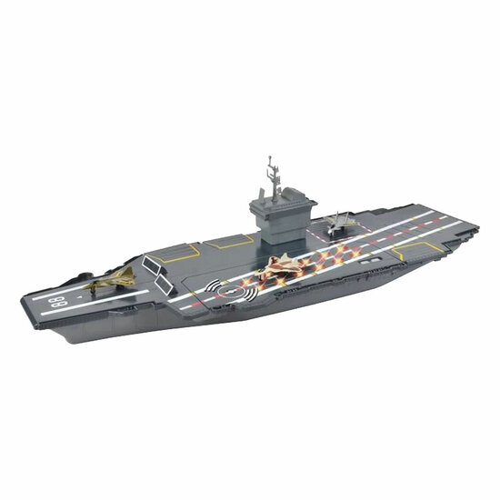 Battle Zone Vliegdekschip met Licht en Geluid - Incl. 4 Vliegtuigen