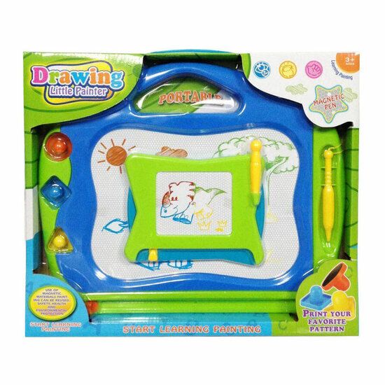 Magnetisch Tekenbord 4 Kleuren met Reisversie