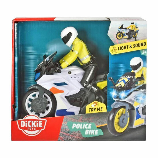 Dickie Politiemotor met Licht en Geluid Belgie