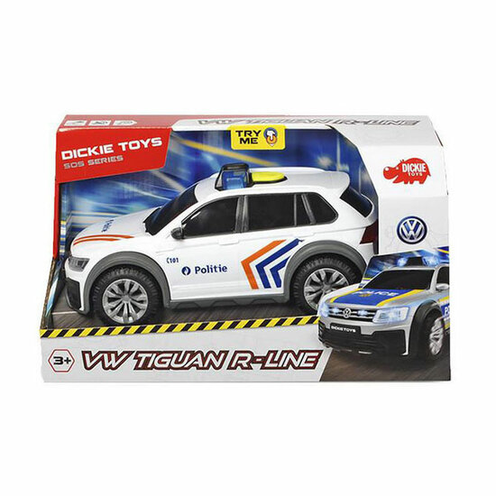 Dickie Toys VW Tiguan Politie Belgie met Licht en Geluid - 1:18
