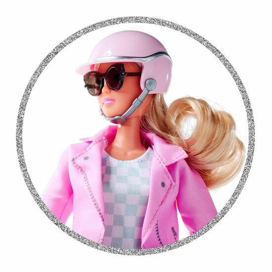 Steffi met Scooter Speelfiguur