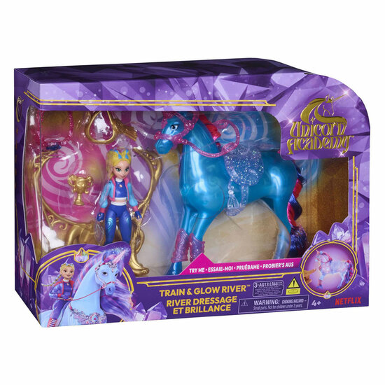 Unicorn Academy Train and Glow River - 11.5 cm &amp; 12.5 cm