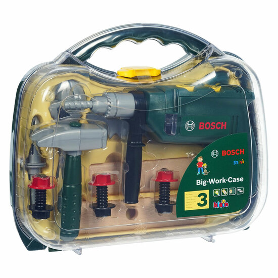 Bosch Gereedschapskoffer met Boormachine - 16dlg.