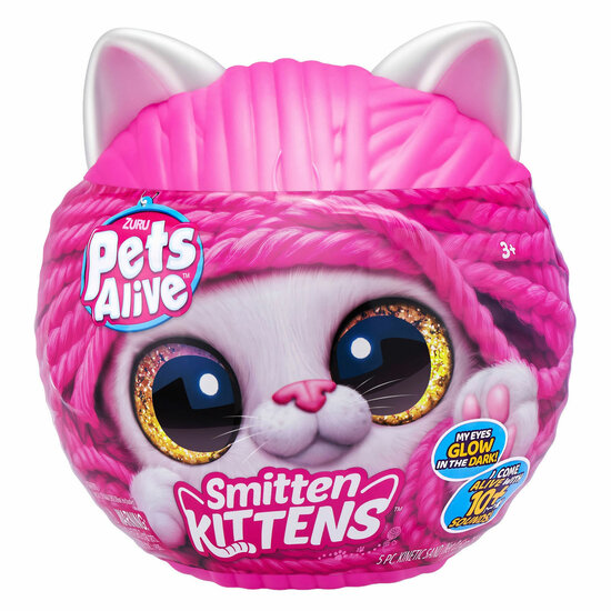 ZURU Pets Alive Smitten Kittens Interactieve Pluche Knuffel