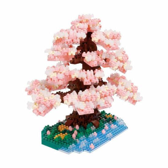 Nanoblock Bouwset Luxe Kersenbloesemboom - 990st.
