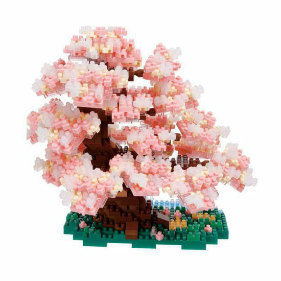 Nanoblock Bouwset Luxe Kersenbloesemboom - 990st.