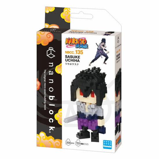 Nanoblock Bouwset Naruto Sasuke - 200st.