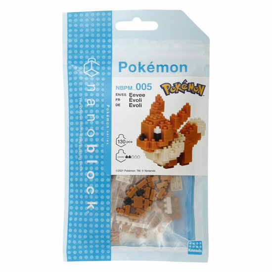 Nanoblock Bouwset Pok??mon Eevee - 130st.